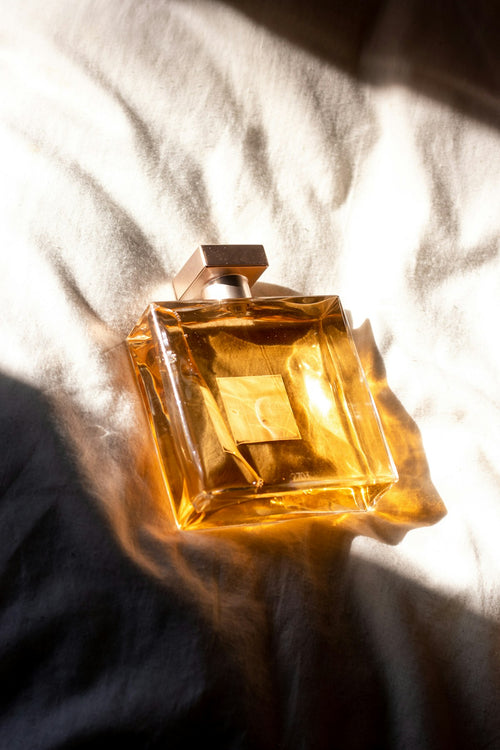 Amber Library perfume bottle